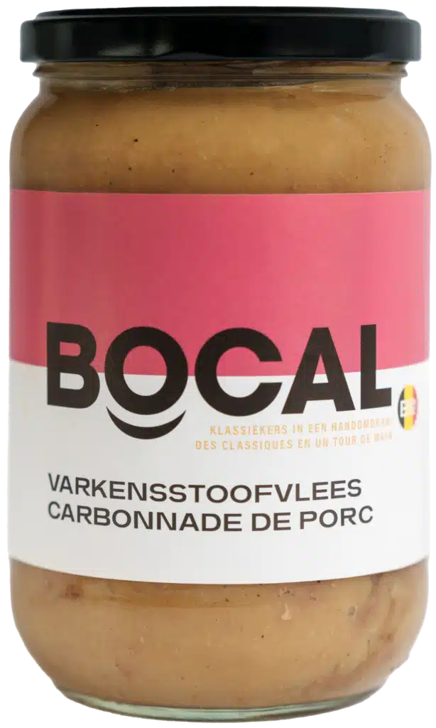 Bocal Food haar varkensstoofvlees is een heerlijke Belgische klassieker.